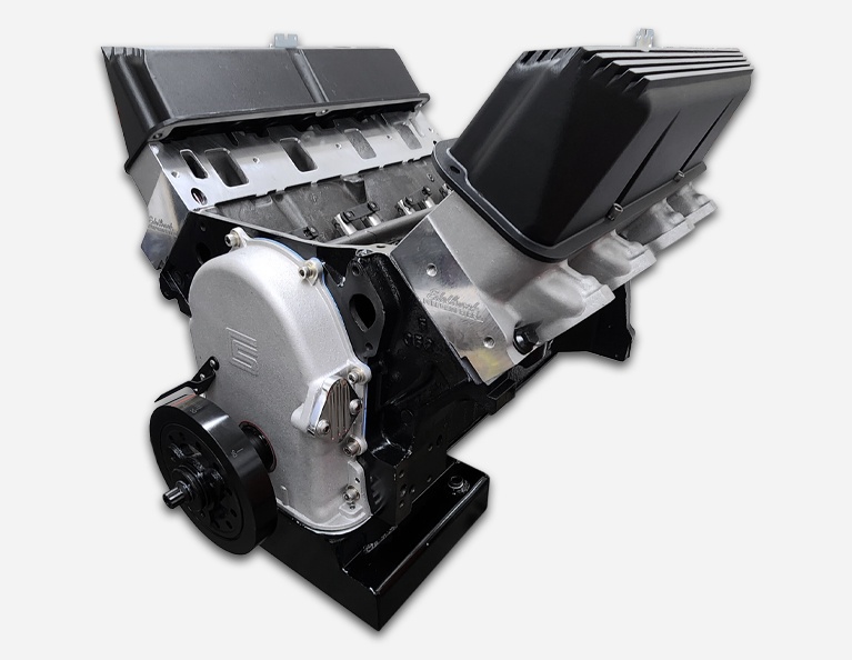 Drop-In-Ready 427 Ford FE Dual Carb Crate Engine: FE427-HR-TK-DC 