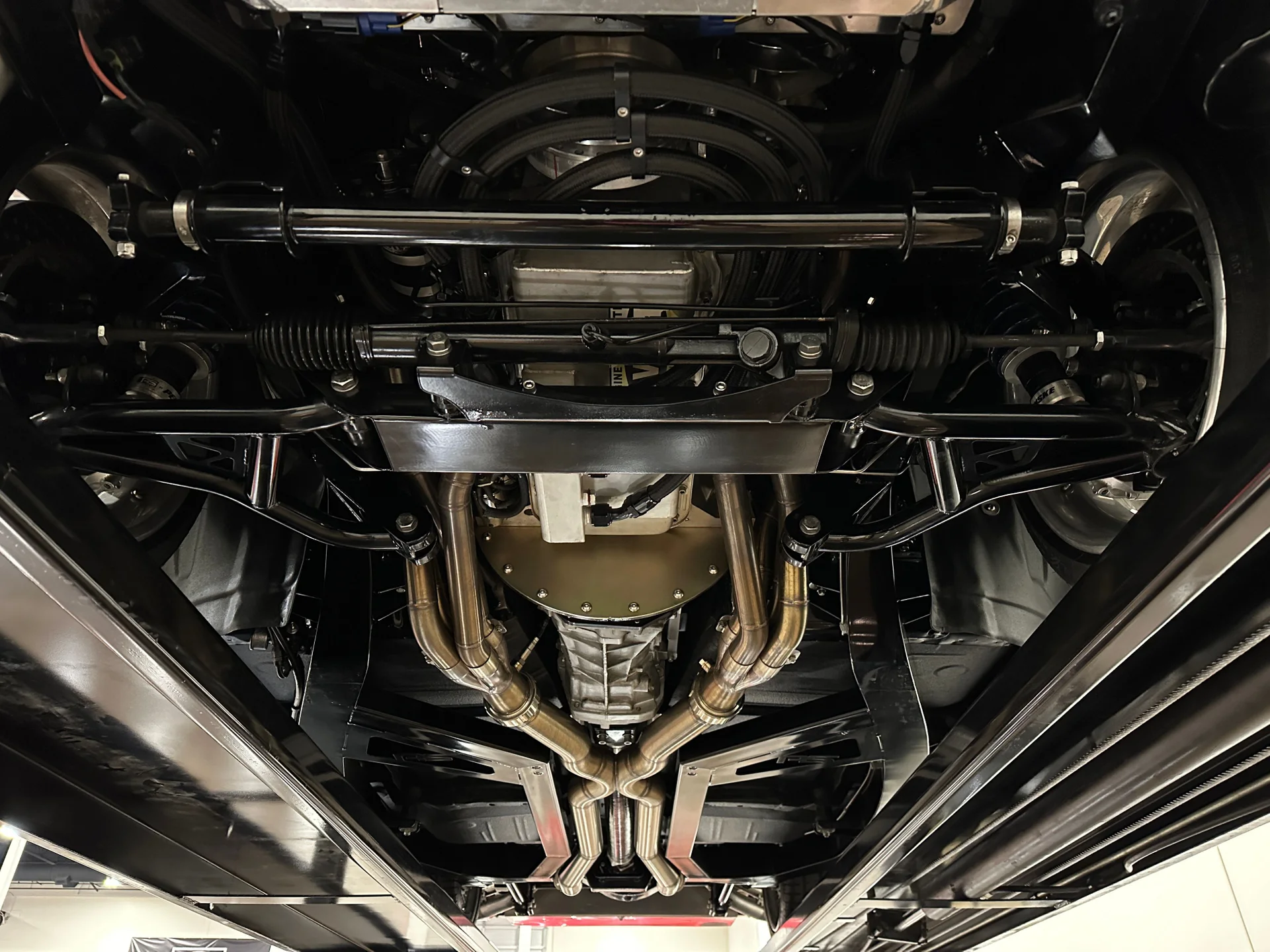 bottom of the car